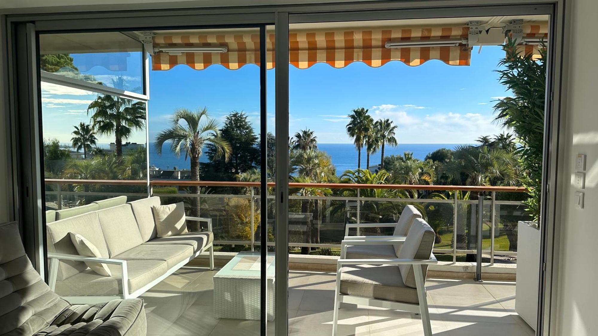 Appartement 2 Chambres Vue Mer Panoramique, Proche Croisette Cannes Vallauris Exterior foto