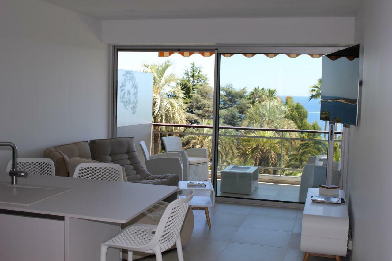 Appartement 2 Chambres Vue Mer Panoramique, Proche Croisette Cannes Vallauris Exterior foto